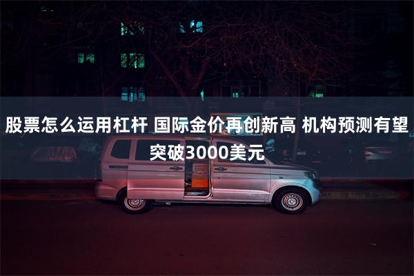 股票怎么运用杠杆 国际金价再创新高 机构预测有望突破3000美元