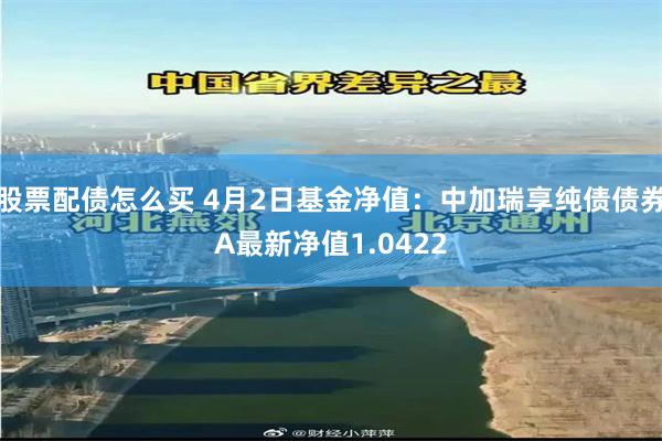 股票配债怎么买 4月2日基金净值：中加瑞享纯债债券A最新净值1.0422