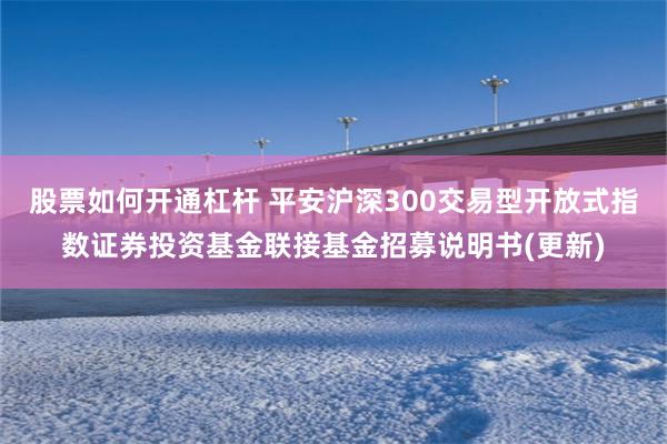 股票如何开通杠杆 平安沪深300交易型开放式指数证券投资基金联接基金招募说明书(更新)