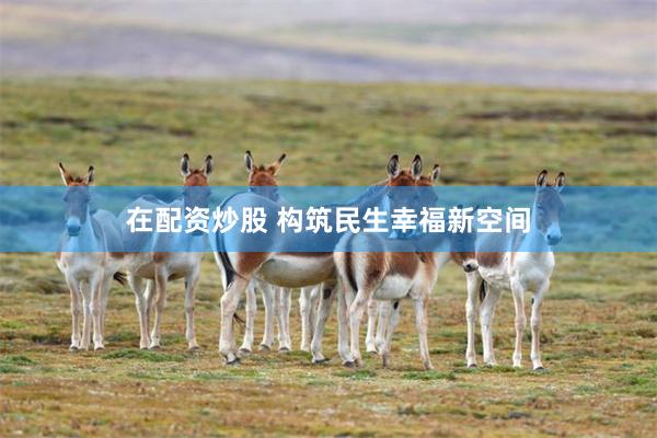 在配资炒股 构筑民生幸福新空间